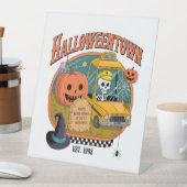 Pumpkin Halloweentown University Reclamebord Met Voetstuk (Insitu)