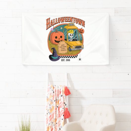 Pumpkin Halloweentown University Spandoek (Insitu)