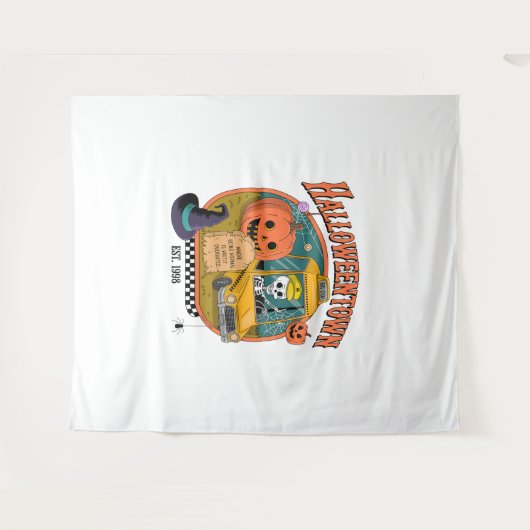 Pumpkin Halloweentown University Wandkleed (Voorkant (horizontaal))