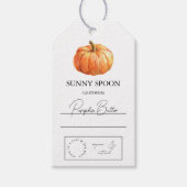 Pumpkin Hang Label Cadeaulabel (Voorkant)