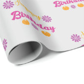 Pumpkin Happy Birthday Cadeaupapier (Rol Hoek)