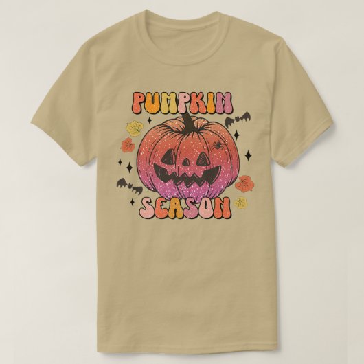 Pumpkin Happy Face Pumpkin-Herfst voor verkenning T-shirt (Design voorkant)