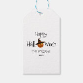 Pumpkin Happy Halloween Persoonlijk Cadeaulabel (Voorkant)