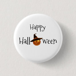 Pumpkin Happy Halloween Ronde Button 3,2 Cm