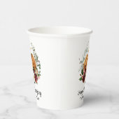 Pumpkin Happy Thanksgiving-papierbekertjes Papieren Bekers (Rechts)