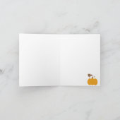 Pumpkin - Hartelijk dank Bedankkaart (Binnen)