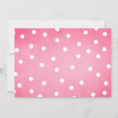 Pumpkin Hartelijk dank, mevrouw Girl Pink Floral h Bedankkaart (Achterkant)