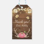 Pumpkin Hartelijk dank voor Label Rustige Herfst H Cadeaulabel (Voorkant)