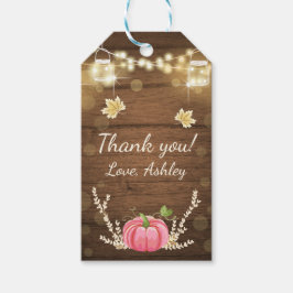 Pumpkin Hartelijk dank voor Label Rustige Herfst H Cadeaulabel