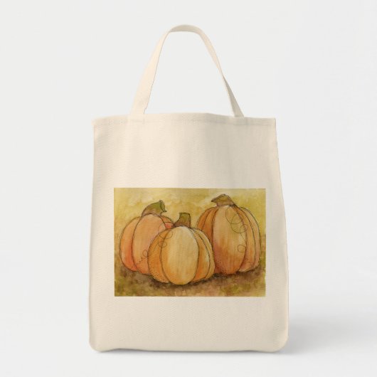 Pumpkin Harvest Bag Tote Bag (Voorkant)
