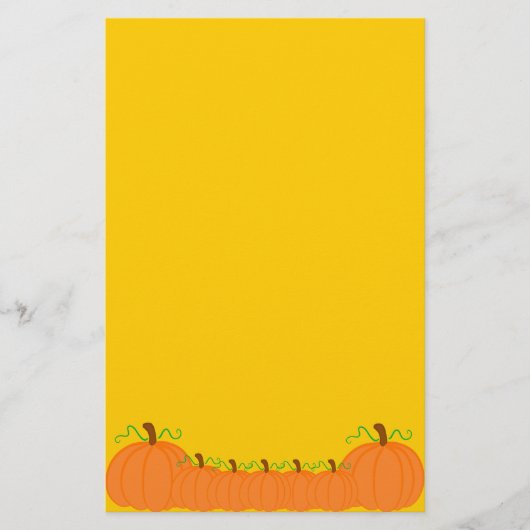 Pumpkin Harvest Briefpapier (Voorkant)