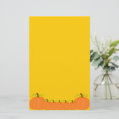 Pumpkin Harvest Briefpapier (Staand voorkant)