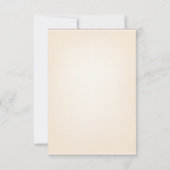 Pumpkin Harvest Girl Dank je kaart baby shower. (Achterkant)