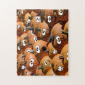 Pumpkin Harvest Halloween Funny Thanksgiving Herfs Legpuzzel (Verticaal)