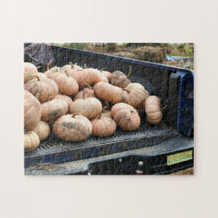 Pumpkin Harvest on Truck Autum Legpuzzel