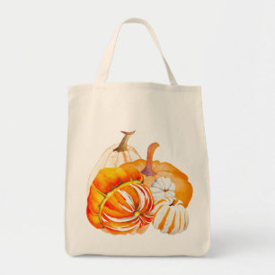 Pumpkin Harvest op een Canvas tas (10-V)