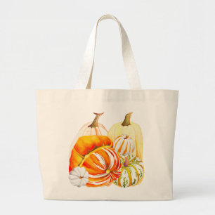 Pumpkin Harvest op een Canvas tas (13-VI)