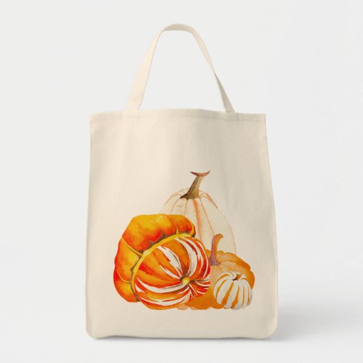Pumpkin Harvest op een Canvas tas (7-IV) (Voorkant)