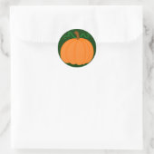 Pumpkin Harvest Ronde Sticker (Tas)