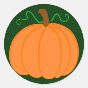Pumpkin Harvest Ronde Sticker