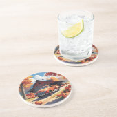 Pumpkin Harvest Zandsteen Onderzetter (Zijkant)