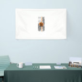 Pumpkin Head Amerikaanse vlag Spandoek (Beurs)