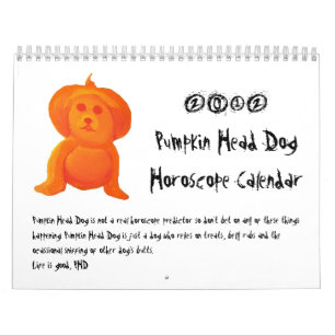 Pumpkin Head Dog Kalender
