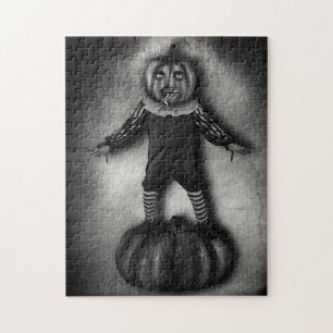 Pumpkin Head Jigzaag Puzzle Legpuzzel