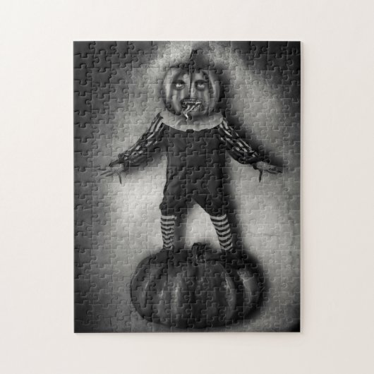 Pumpkin Head Jigzaag Puzzle Legpuzzel (Verticaal)
