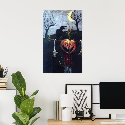 "PUMPKIN HEAD" POSTER (Thuiskantoor)