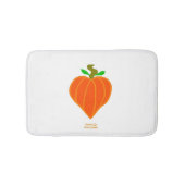 Pumpkin Heart Bath Mat (Voorkant)