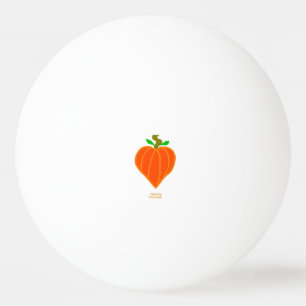 Pumpkin Heart Ping Pong Ball