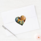 Pumpkin Heart Sticker (Envelop)