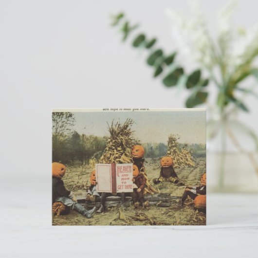 Pumpkin Heaven Briefkaart (Staand voorkant)