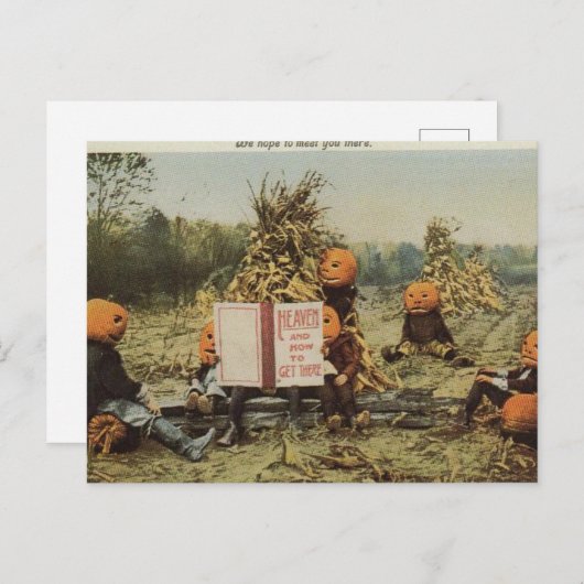 Pumpkin Heaven Briefkaart (Voorkant / Achterkant)