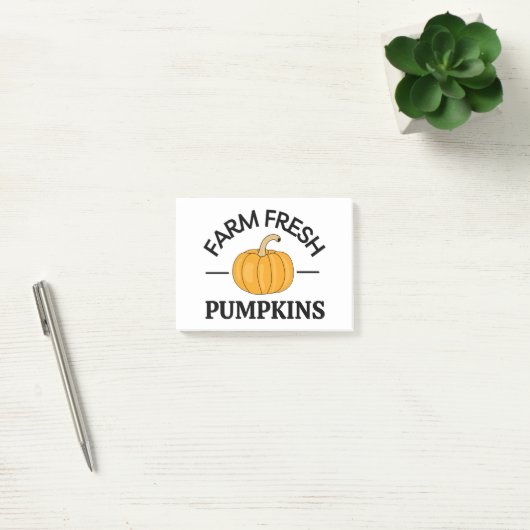 Pumpkin Herfst Autumn Post-it® Notes (Kantoor)