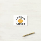 Pumpkin Herfst Autumn Post-it® Notes (Op bureau)