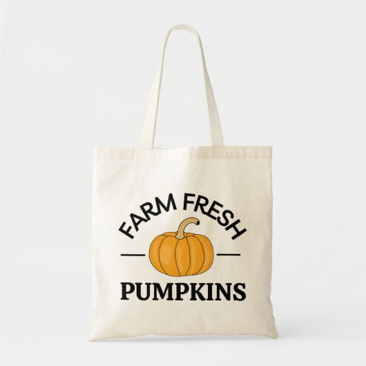 Pumpkin Herfst Autumn Tote Bag (Voorkant)