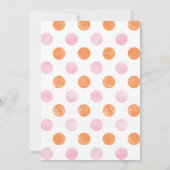 Pumpkin Herfst Baby shower Kaart (Achterkant)