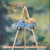 Pumpkin Herfst Baby shower Welkomstbord Acryl Bord (Neutraal)