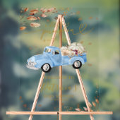 Pumpkin Herfst Boy Baby shower Welkomstbord Acryl Bord (Neutraal)