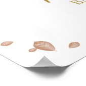 Pumpkin Herfst Boy Baby shower Welkomstbord Poster (Hoek)