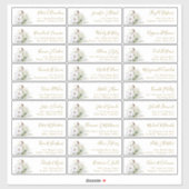 Pumpkin Herfst Guest Names Address Sticker (Vel)