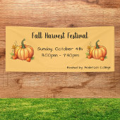 Pumpkin Herfst Harvest Festival Banner