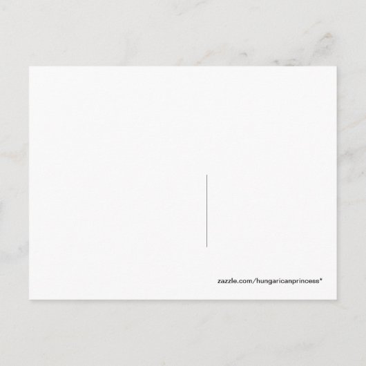 Pumpkin-Herfst Harvest-Seed Packet Briefkaart (Achterkant)