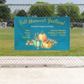 Pumpkin Herfst Harvest Spandoek (Insitu)