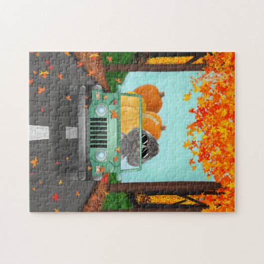 Pumpkin Herfst Legpuzzel (Horizontaal)