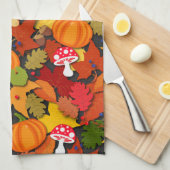 Pumpkin Herfst Pattern Theedoek (Quarter Fold)