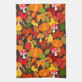 Pumpkin Herfst Pattern Theedoek (Verticaal)