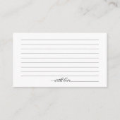 Pumpkin Herfst Vrijgezellenfeest Datum Nachtelijke Informatiekaartje (Achterkant)